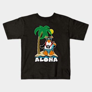 Aloha From The Hawaiian Penguin Kids T-Shirt